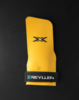 reyllen x3 gymnastic hand grips -fingerless single top down view
