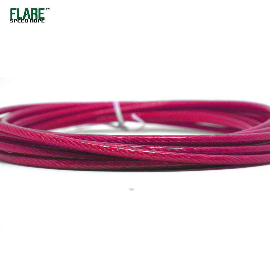 reyllen skipping jump rope replacement cable pink