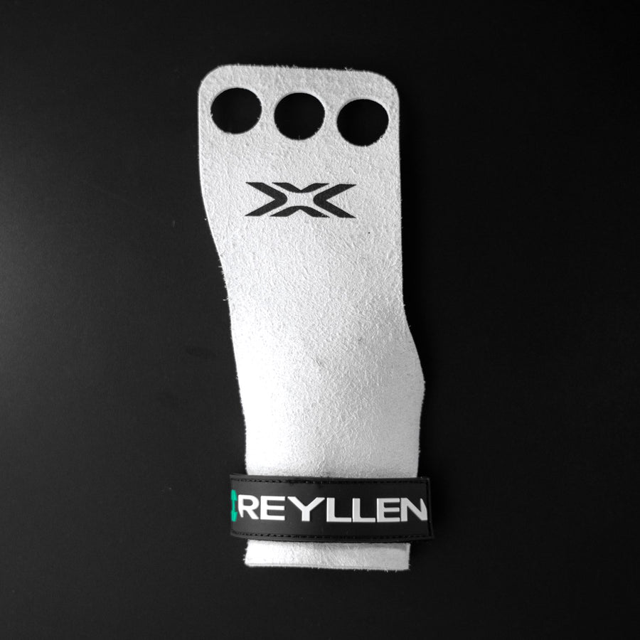 Panda Soft Gymnastic Hand Grips by Reyllen - 3-hole top down view