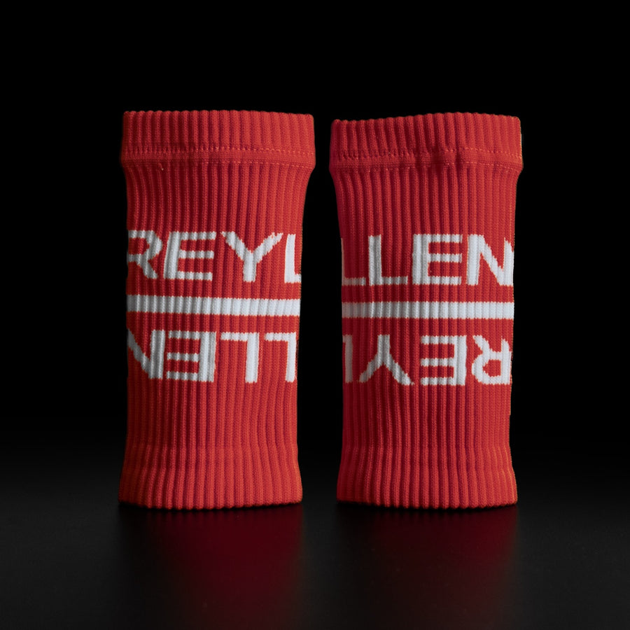 Reyllen Wrist Sweat bands for crossfit red pair