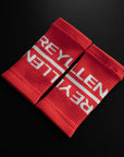 Reyllen Wrist Sweat bands for crossfit red pair 