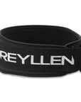Reyllen Velcro weightlifting belt 5" Black side logo and strap