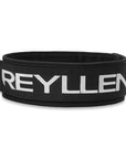 Reyllen GX Nylon 4" Weight Lifting Belt Velcro black back view