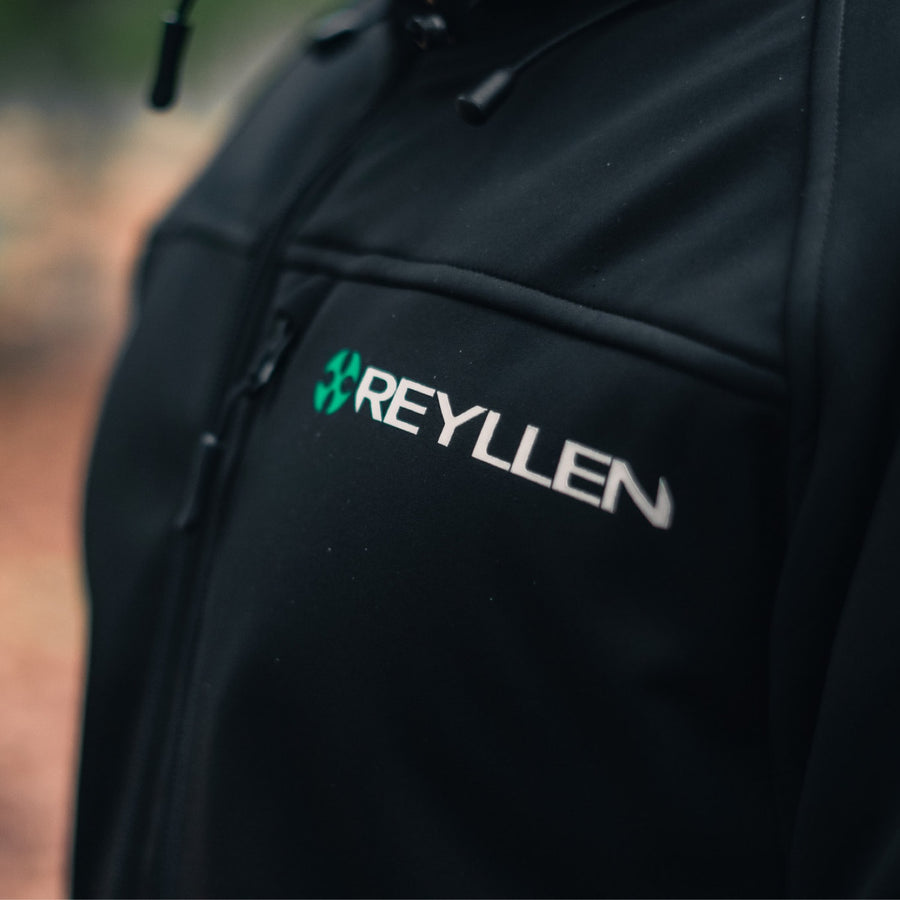 Reyllen Soft-shell Jacket logo view in forest