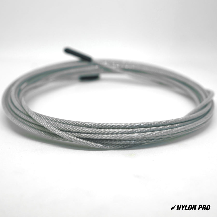 reyllen skipping jump rope replacement cable grey nylon
