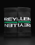 Reyllen Wrist Sweat bands for crossfit black pair
