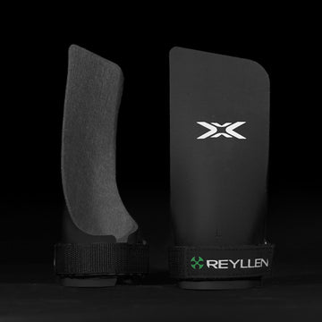 Reyllen Merlin X4 Gymnastic Hand Grips - Fingerless black background