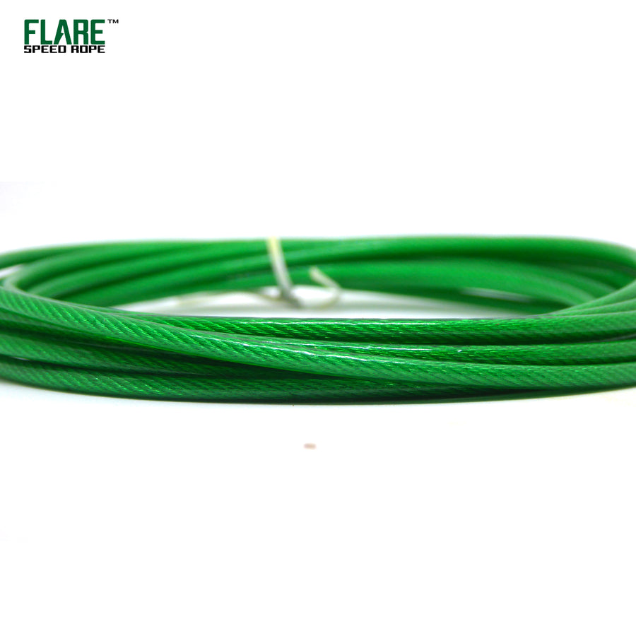 Flare Replacement Cables.reyllen skipping jump rope replacement cable green 
