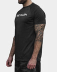 Reyllen Workout T-shirt Grey Charcoal side view